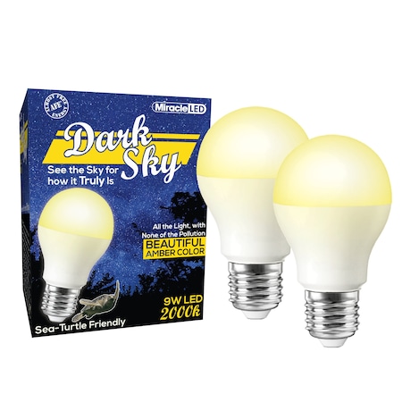Miracle Led Dark Sky 9W LED Lightbulbs, 2PK 603571